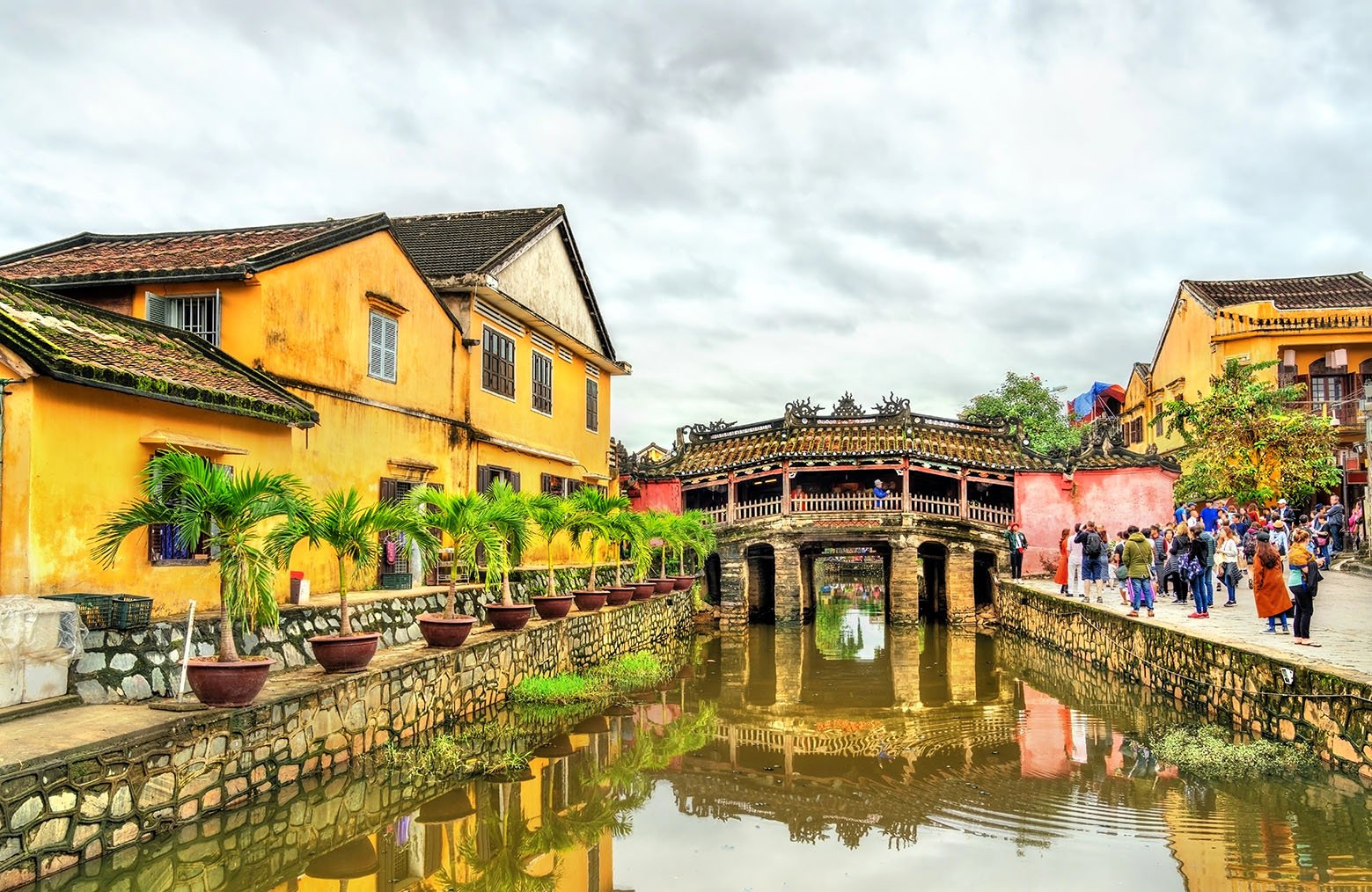 Japanese covered bridge in Hoi An, UNESCO World Heritage in Vietnam